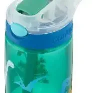 image #0 of בקבוק שתיה לילדים 414 מ''ל דינוזאור בג'ונגל Contigo Gizmo Flip - צבע ירוק
