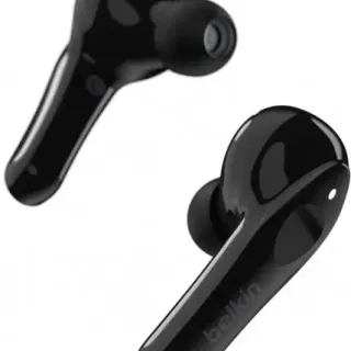image #2 of אוזניות תוך-אוזן עם מארז טעינה אלחוטי Belkin Soundform Move Plus True Wireless - צבע שחור/אפור