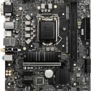 image #2 of לוח אם MSI B560M PRO WIFI LGA1200, Intel B560 DDR4 PCI-E VGA HDMI DP