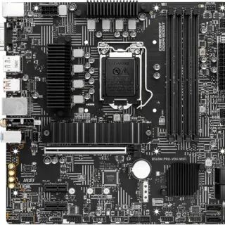 image #4 of לוח אם MSI B560M PRO-VDH WIFI LGA1200, Intel B560, DDR4, PCI-E, VGA, HDMI, DP