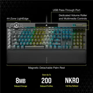 image #9 of  מקלדת גיימינג מכאנית Corsair K100 RGB עם מתגי CHERRY MX Speed - צבע שחור