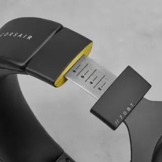 image #7 of אוזניות גיימינג חוטיות Corsair HS70 עם Bluetooth - צבע שחור