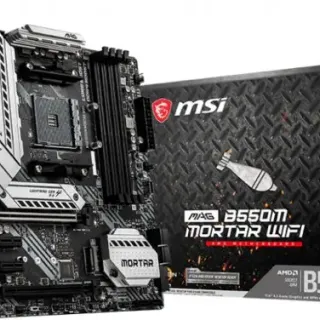 image #0 of לוח אם MSI MAG B550M MORTAR WIFI AM4 AMD B550 DDR4 2xPCI-E HDMI DP