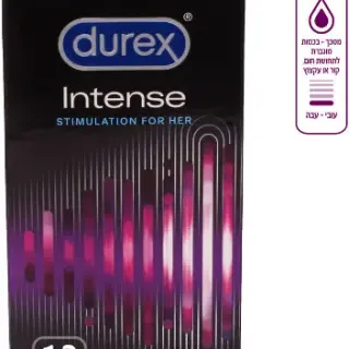 image #1 of מארז קונדומים Durex Intense - סך הכל 12 יחידות