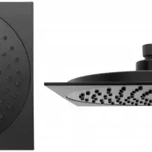 image #0 of ראש מקלחת 20 ס''מ מרובע ZM מקבוצת חמת הפצה דגם Rif - צבע שחור