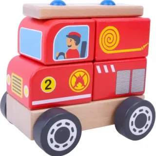 image #0 of משאית כיבוי אש פירוק והרכבה מבית Pit Toys