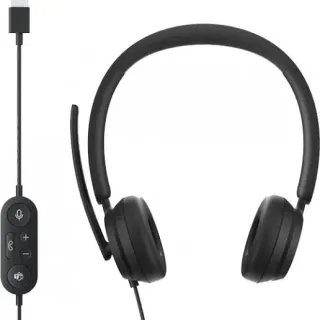 image #0 of אוזניות בחיבור USB עם מיקרופון Microsoft Modern - דגם 6ID-00018 (אריזת Retail) - צבע שחור