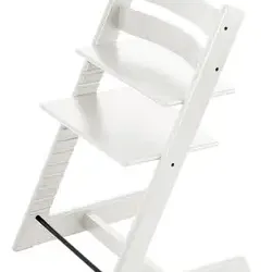 image #5 of כיסא אוכל לתינוק Stokke Tripp Trapp - צבע לבן 