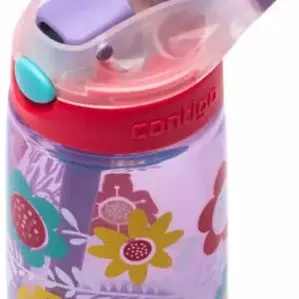 image #7 of בקבוק שתיה לילדים 414 מ''ל Contigo Gizmo - פרחים סגול