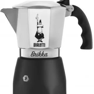 image #0 of מקינטה ל-2 כוסות קפה Bialetti Brikka - כסוף