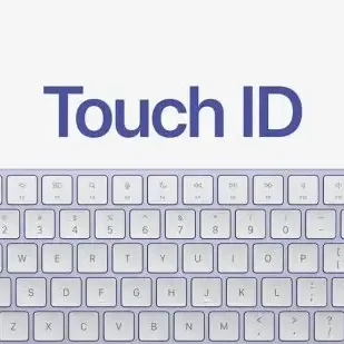 image #2 of מקלדת Bluetooth אלחוטית Apple Magic עם Touch ID - עברית