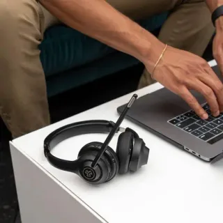 image #8 of אוזניות אלחוטיות עם מיקרופון JLab GoWork - צבע שחור