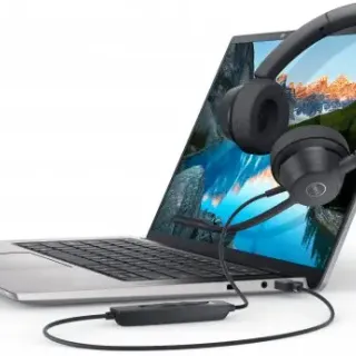 image #5 of אוזניות חוטיות Dell Pro WH3022 - שחור