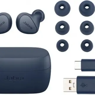 image #3 of אוזניות Bluetooth אלחוטיות True Wireless עם מיקרופון Jabra Elite 3 - צבע כחול כהה