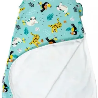 image #1 of שק שינה לחורף לתינוק - גילאים 0-6 חודשים דגם ג'ונגל Little Penguin - צבעוני 