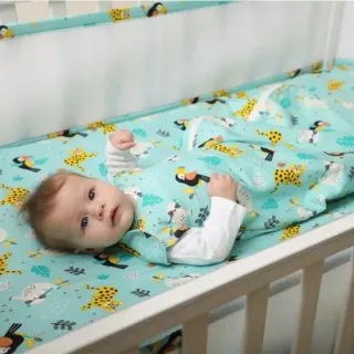 image #4 of שק שינה לחורף לתינוק - גילאים 0-6 חודשים דגם ג'ונגל Little Penguin - צבעוני 