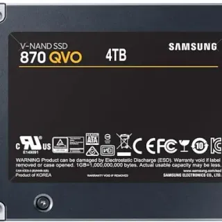image #4 of מציאון ועודפים - כונן Samsung 870 QVO Series MZ-77Q4T0BW 4TB SATA III SSD 