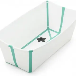 image #0 of אמבטיה מתקפלת Stokke Flexi - צבע לבן/ירוק