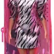 image #1 of ברבי שיער אדמוני עם שמלה קצרה בגווני סגול שחור - סדרת פאשניסטה מבית Mattel