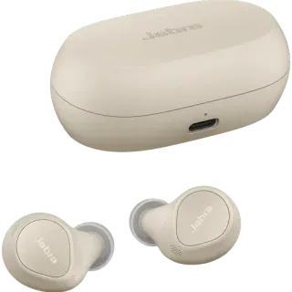 image #1 of אוזניות Bluetooth אלחוטיות True Wireless עם מיקרופון Jabra Elite 7 Pro - צבע זהב / בז'