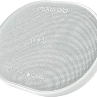 image #0 of משטח טעינה אלחוטית עם רמקול מובנה Motorola Sonic Charge 500 - צבע לבן