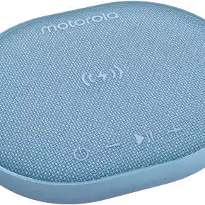 image #1 of משטח טעינה אלחוטית עם רמקול מובנה Motorola Sonic Charge 500 - צבע כחול