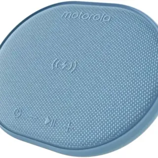 image #0 of משטח טעינה אלחוטית עם רמקול מובנה Motorola Sonic Charge 500 - צבע כחול