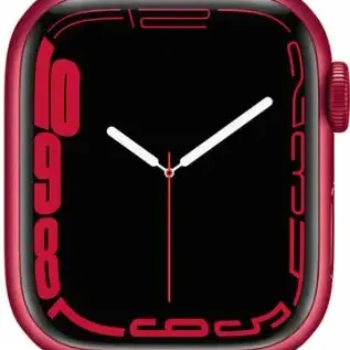 image #0 of שעון חכם Apple Watch 41mm Series 7 GPS צבע שעון Product (RED) Aluminum Case צבע רצועה Product (RED) Sport Band