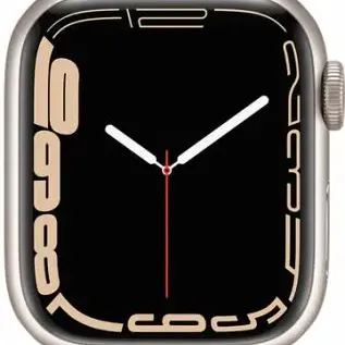 image #0 of שעון חכם Apple Watch 41mm Series 7 GPS+Cellular צבע שעון Starlight Aluminum Case צבע רצועה Starlight Sport Band