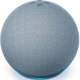image #1 of רמקול חכם Echo Dot (דור 4) Amazon - צבע כחול