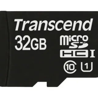 image #1 of כרטיס זכרון Transcend Premium Micro SDHC UHS-I TS32GUSDU1 - נפח 32GB