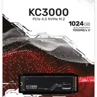 image #2 of כונן Kingston KC3000 1TB PCIe 4.0 NVMe M.2 SSD SKC3000S/1024G