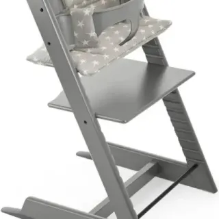 image #4 of כיסא אוכל לתינוק Stokke Tripp Trapp - צבע אפור בהיר