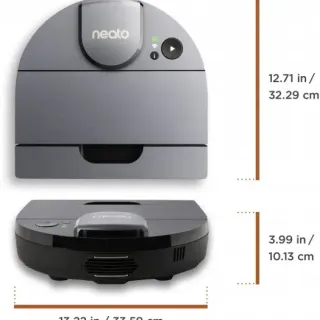 image #1 of שואב אבק רובוטי חכם Neato D10 - צבע Brushed Silver
