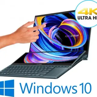 image #0 of מחשב נייד עם מסך מגע Asus ZenBook Pro Duo 15 OLED UX582LR-H2012T - צבע כחול