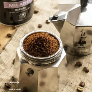 image #1 of מקינטה ל-2 כוסות קפה Bialetti Moka Express - כסוף