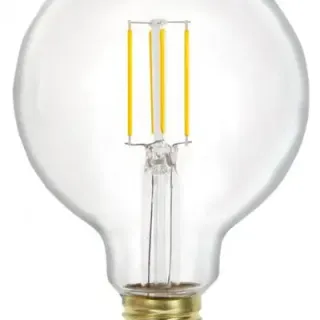 image #1 of מציאון ועודפים - נורת ג&apos;מבו LED ניתנת לעמעום שקופה Eurolux E27 A95 4W ניתן לרכוש 3 יחידות ומעלה
