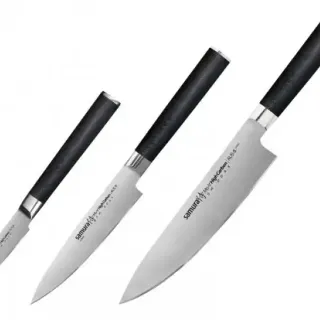 image #0 of מציאון ועודפים - סט 3 סכיני מטבח Samura MO-V