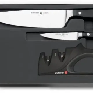 image #0 of מציאון ועודפים - סט סכינים 20+10 ס&apos;&apos;מ ומשחיז Wusthof Classic 9608-5