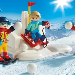 image #3 of מציאון ועודפים - קרב כדורי שלג Playmobil 9283