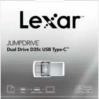 image #8 of זיכרון נייד Lexar JumpDrive D35c - דגם LJDD35C064G-BNBNG - נפח 64GB