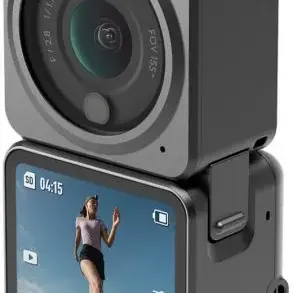 image #2 of מצלמת אקסטרים ניידת + אביזר מסך מגע קדמי DJI Action 2 Dual Screen Combo 