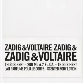 image #0 of קרם גוף לאישה Zadig & Voltaire This Is Her - נפח 200 מ''ל