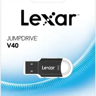 image #3 of מציאון ועודפים - זיכרון נייד Lexar JumpDrive V40 - דגם LJDV40-64GAB - נפח 64GB