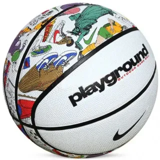 image #1 of כדורסל Nike Everyday Playground מידה 7 צבע לבן 