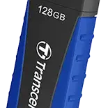 image #0 of זיכרון נייד Transcend JetFlash 810 Rugged USB 3.1 - דגם TS128GJF810 - נפח 128GB - צבע שחור / כחול