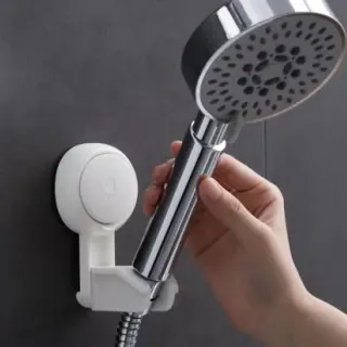 image #2 of מתלה ואקום לדוש מקלחת מבית Bpatent - צבע לבן