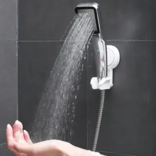 image #5 of מתלה ואקום לדוש מקלחת מבית Bpatent - צבע לבן