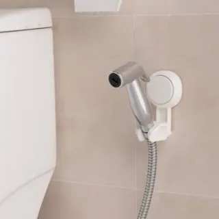 image #6 of מתלה ואקום לדוש מקלחת מבית Bpatent - צבע לבן