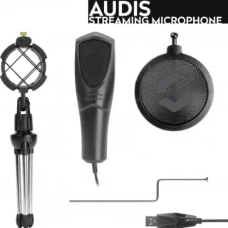image #1 of מציאון ועודפים - מיקרופון SpeedLink Audis Streaming - צבע שחור